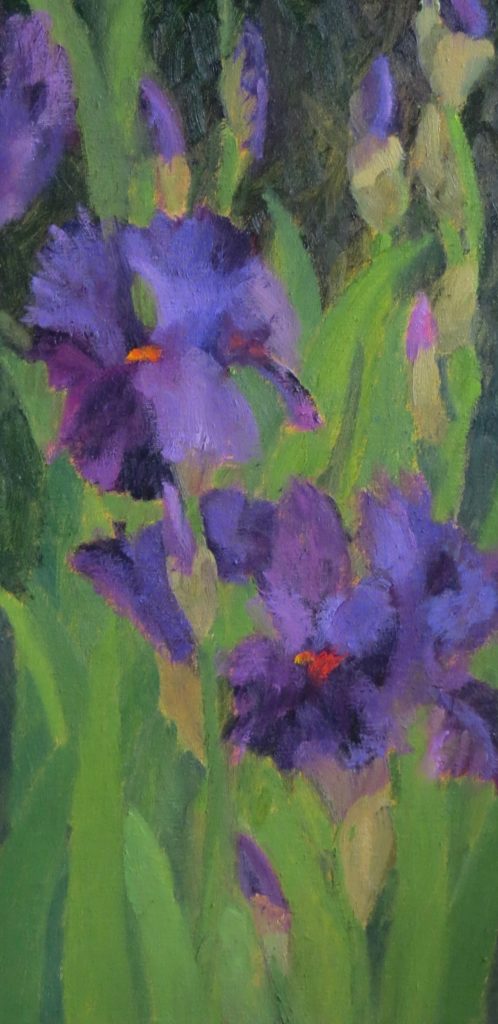 Holnback_PurplePassion_20x10_oil on stretched canvas_$395